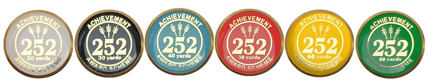 252 round badges